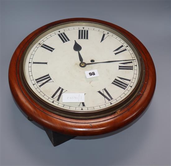 A single fusee wall dial diameter 37cm